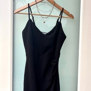 Almost Famous Black Strapless Dress